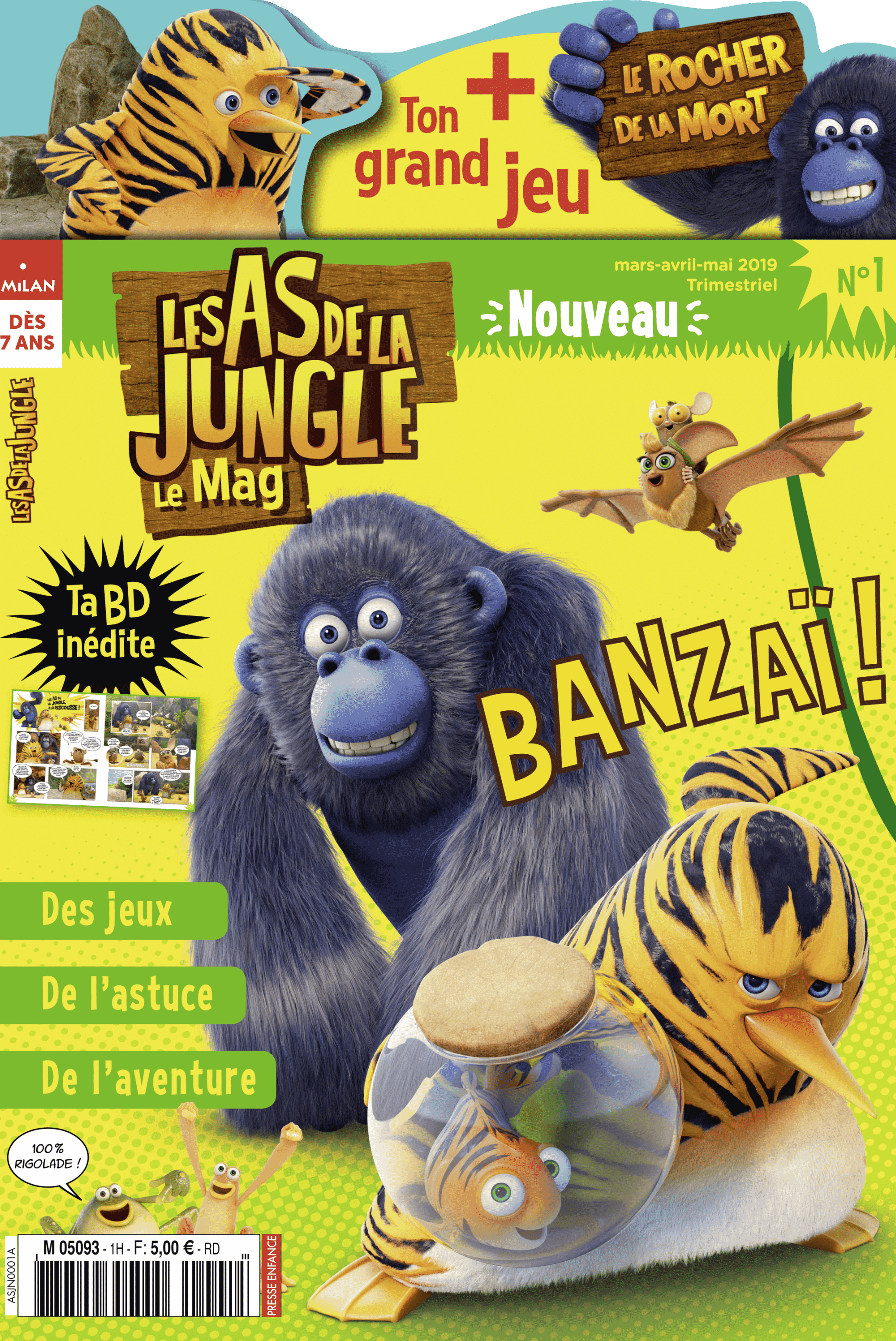 Les As de la Jungle se retrouvent dans un nouveau magazine pour