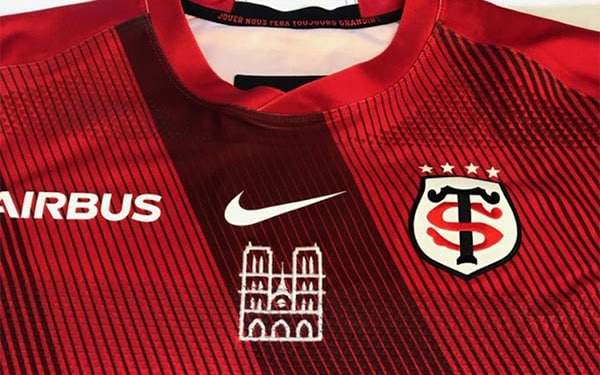 Un maillot spécial en hommage à Notre Dame de Paris pour le Stade Toulousain