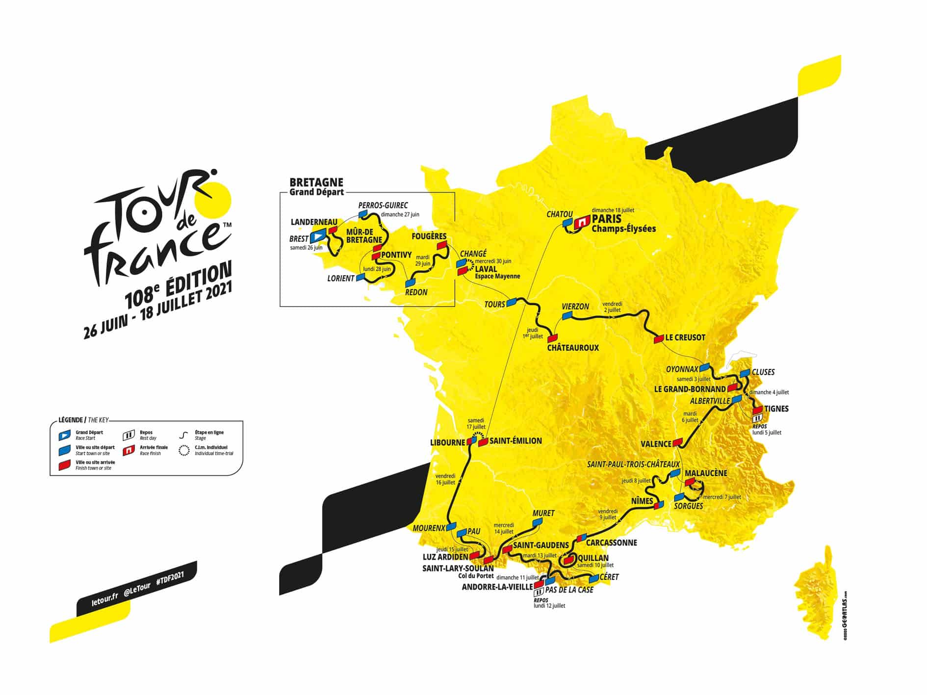 Tour de France 2021 : Un départ depuis Muret pour le 14 juillet - Tour De France Etape Du Jour 14 Juillet 2022