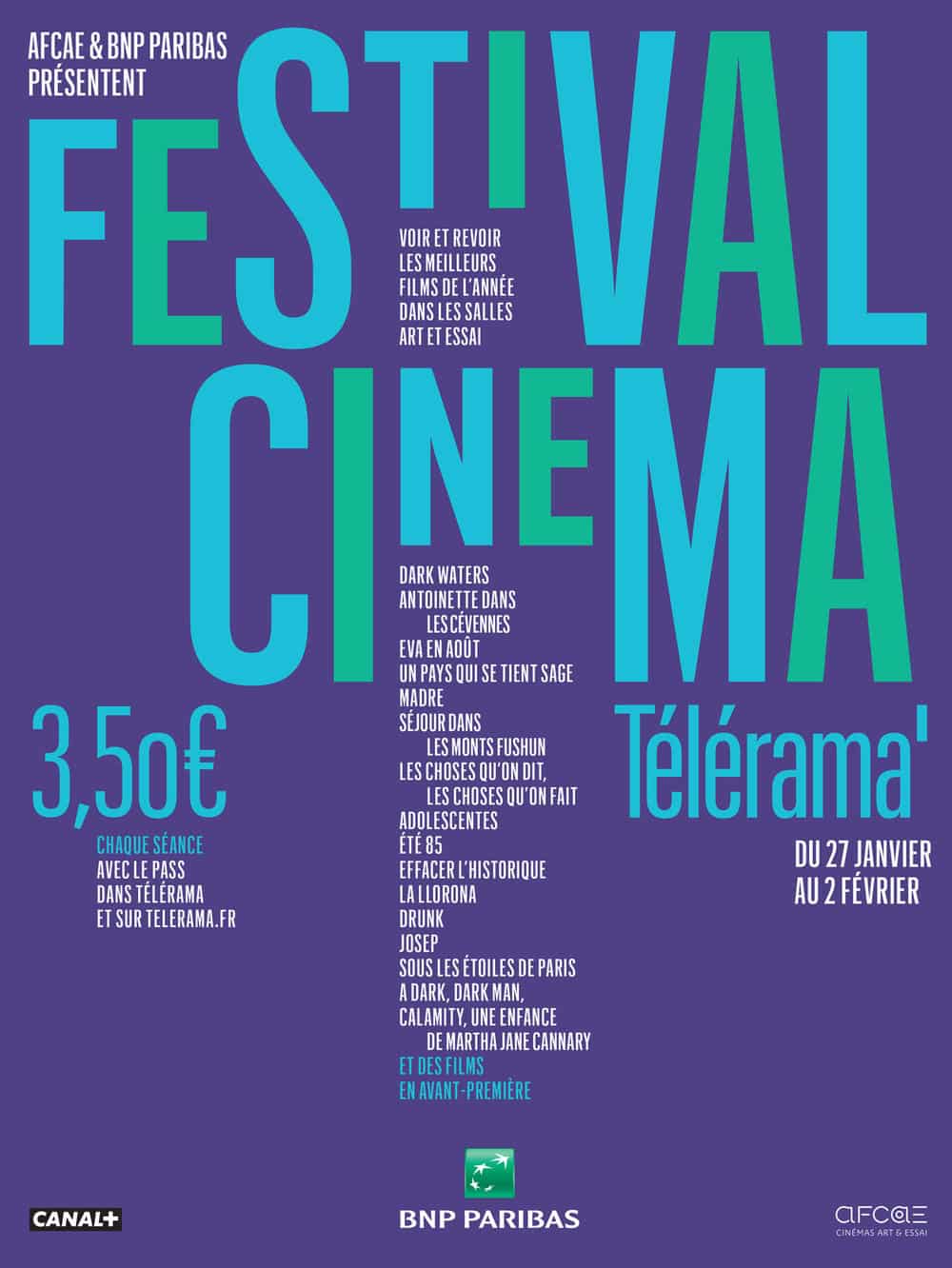 Le Festival Télérama revient en 2021 Toulouseblog.fr