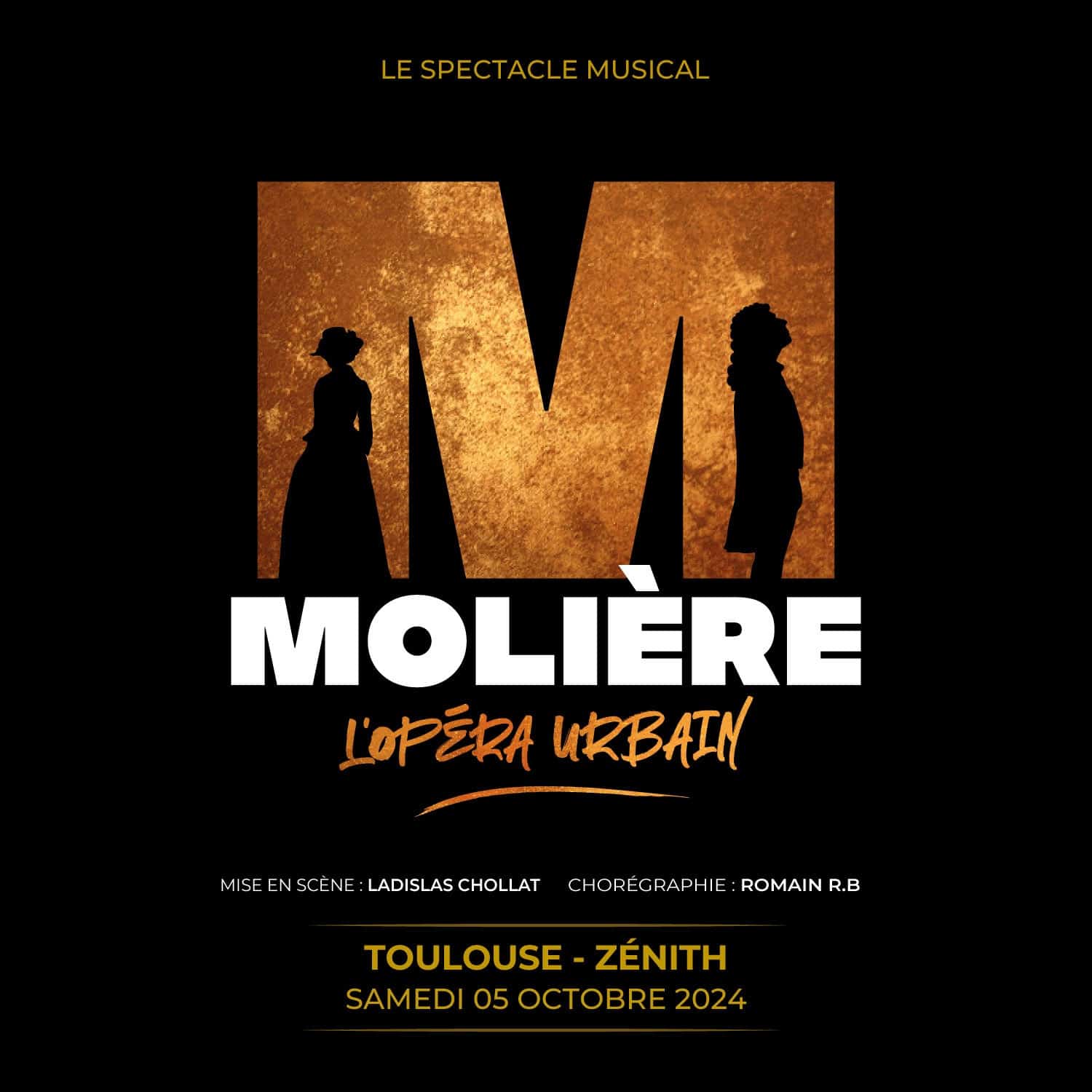 La comédie musicale Molière, l’Opéra Urbain en 2024 à Toulouse