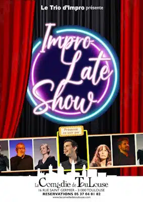 TRIO D'IMPRO, IMPRO LATE SHOW, le 17 octobre 2024 à la Comédie de Toulouse