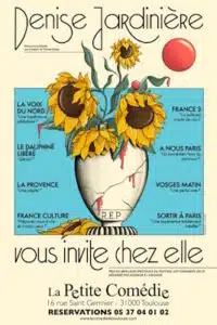 DENISE JARDINIERE VOUS INVITE CHEZ ELLE le 12 octobre 2024 à 20h30 à la Comédie de Toulouse