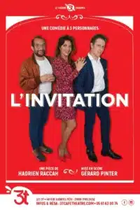L'invitation au théâtre des 3T le 25 juillet 2024 à 20h00