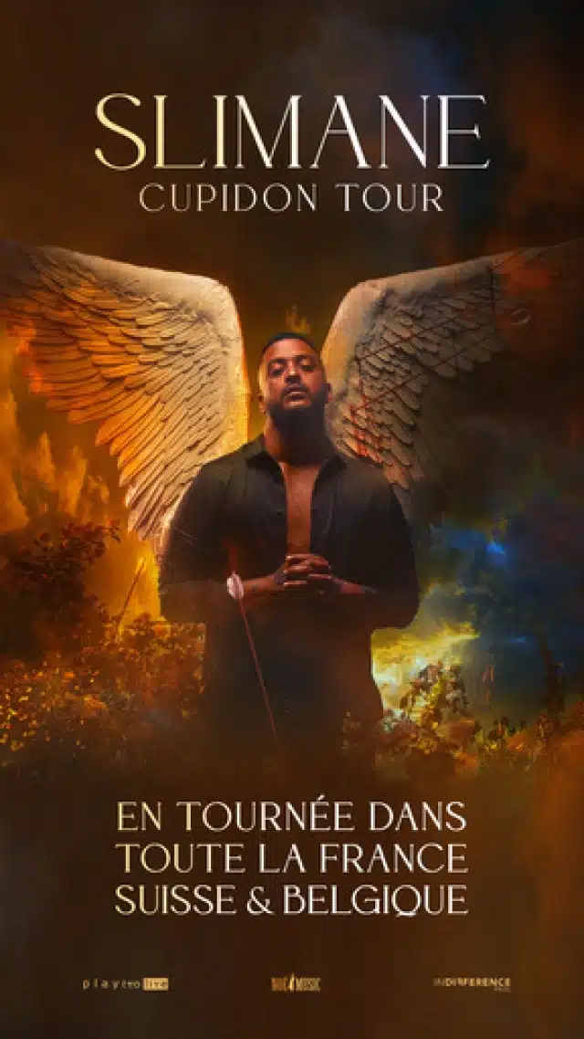 SLIMANE CUPIDON TOUR LE 16 NOVEMBRE A 20H00 AU ZENITH DE TOULOUSE METROPOLE