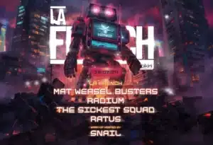 KARNAGE - La French : MAT WEASEL BUSTERS-RADIUM-THE SICKETS SQUAD-RATUS-SNAIL le 19 juillet au Bikini