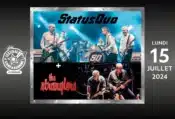 Festival de Carcassonne : STATUS QUO + THE STRANGLERS @ Théâtre Jean Deschamps le 15 juillet au festival de carcassonne