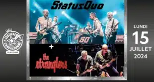 Festival de Carcassonne : STATUS QUO + THE STRANGLERS @ Théâtre Jean Deschamps le 15 juillet au festival de carcassonne