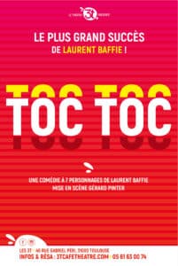 Toc Toc de Laurent Baffie au théâtre des 3T pour 2 dates en juillet 2024
