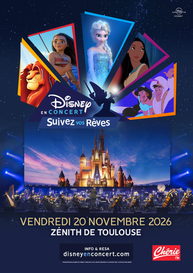 Disney en Concert à Toulouse : La Magie Symphonique s’empare du Zénith !
