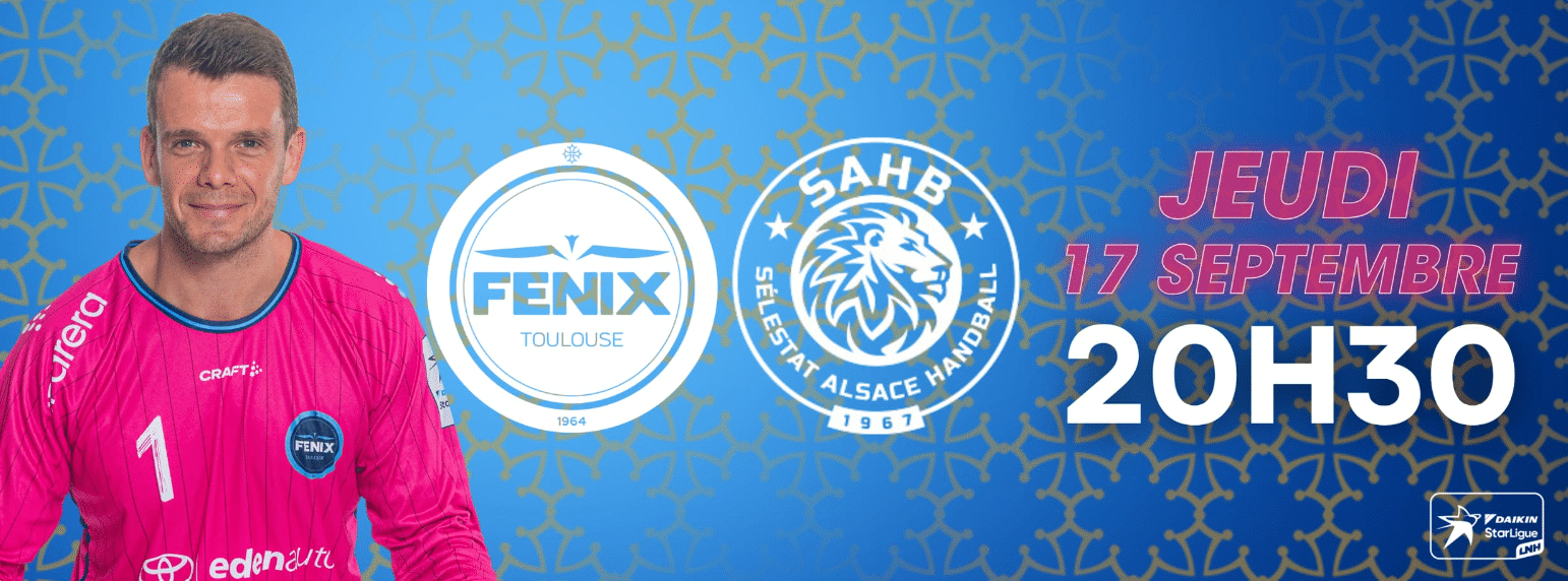 Fenix VS Selestat le jeudi 17 septembre à 20h30 - Toulouseblog.fr