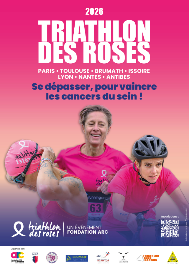 Il est encore temps de s’inscrire au Triathlon des Roses à Toulouse : Relevez le défi pour la recherche !